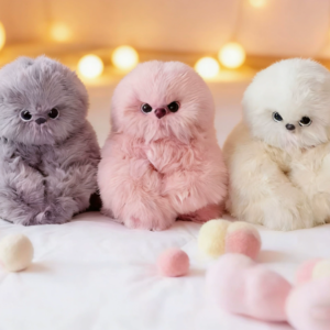 Mirumi: Interactive AI Soothing Plush Owl & Sloth Companion Pendant